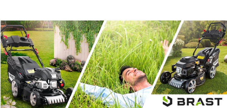 Gartengeräte Rasenpflege mit Power und Komfort  - Brast Rasenmäher mit E-Start - News, Bild 1